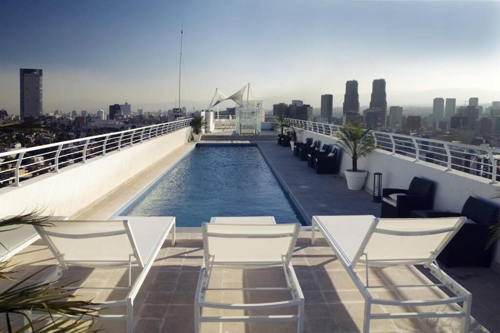 Polanco Pool Amazing View Gym Parking Apartment เม็กซิโกซิตี้ ภายนอก รูปภาพ